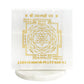 Selenite Crystal Mahalakshmi Yantra For The Ultimate Symbol of Wealth, Prosperity & Success