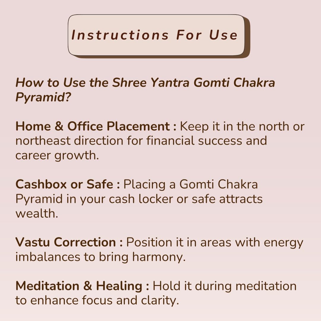 Shree Yantra Orgone Pyramid For Prosperity, Positivity & Personal growth