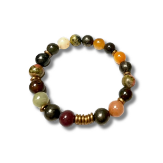 Gemini Zodiac Gemstone Bracelet