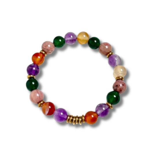 Taurus Zodiac Gemstone Bracelet