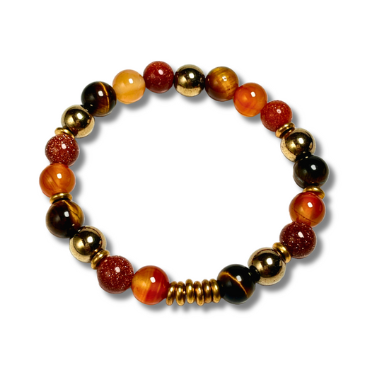 Leo Zodiac Gemstone Bracelet