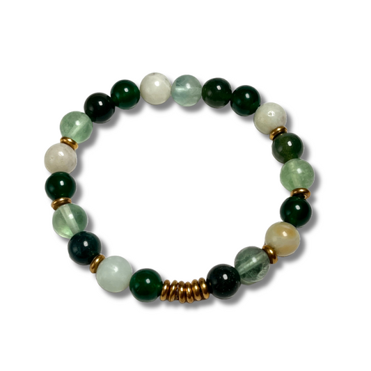 Virgo Zodiac Gemstone Bracelet