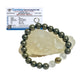 Self-Charging Pyrite With Selenite Bracelet – Abundance, Protection & Clarity