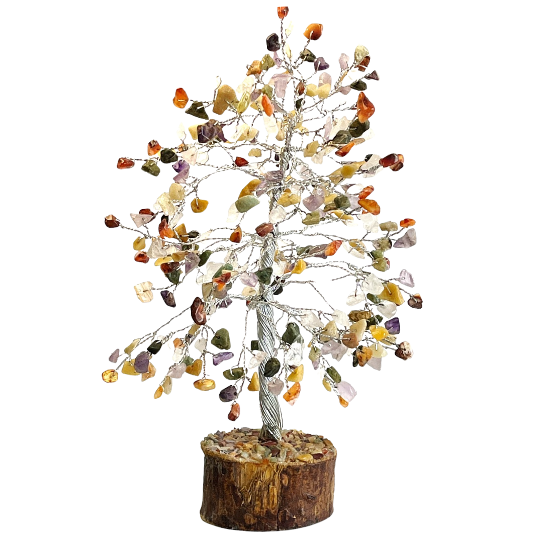Sentik Mix Chakra Crystal Tree For Balance, Healing & Positive Energy