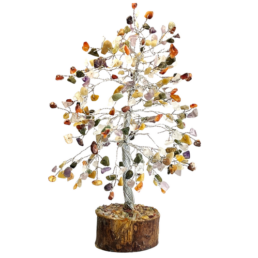 Sentik Mix Chakra Crystal Tree For Balance, Healing & Positive Energy