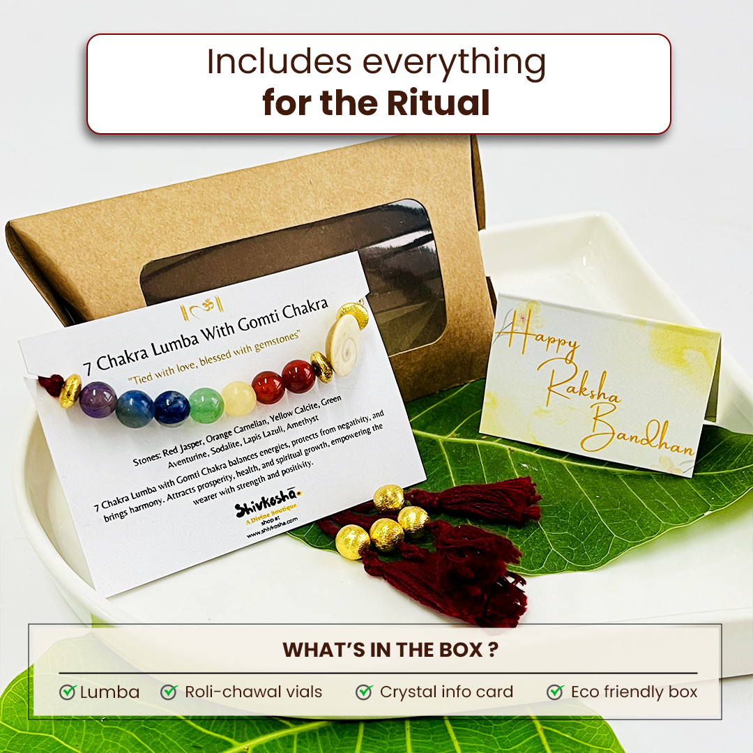 Designer 7 Chakra Bracelet Lumba For Chakra Balancing & Protection