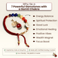 7 Chakra Bracelet Rakhi for Chakra Balancing & Protection