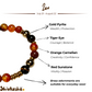 Leo Zodiac Gemstone Bracelet