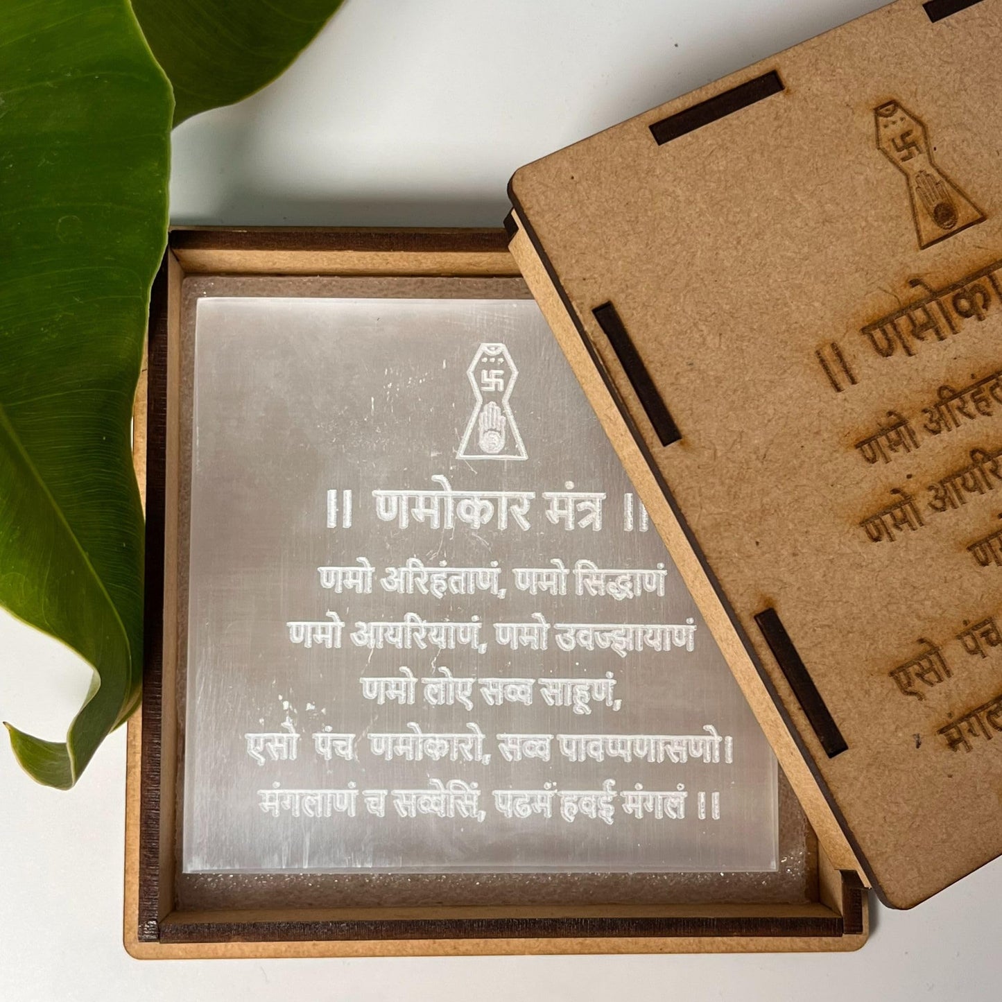Selenite Crystal Navkar Mantra For Unlocking Peace, Prosperity and Spiritual Growth