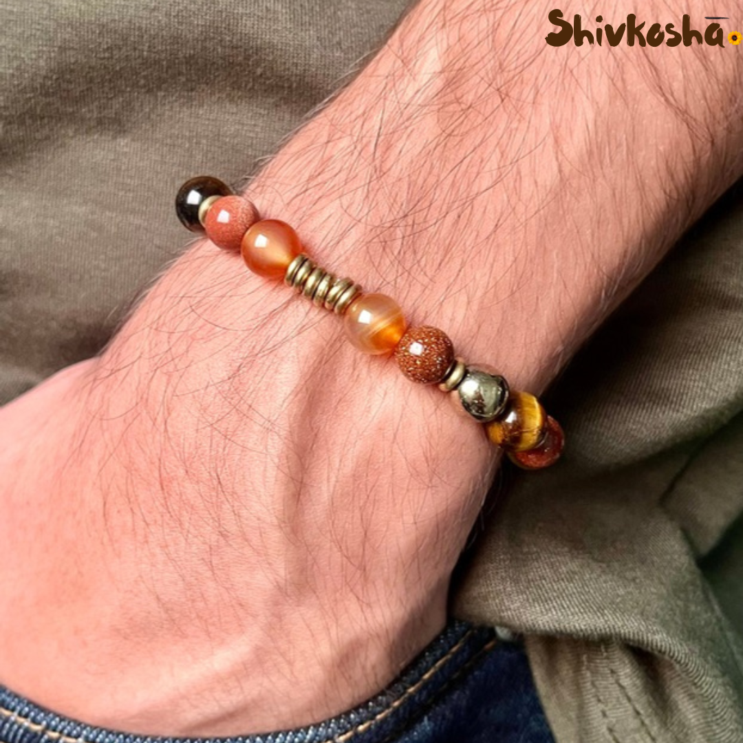 Leo Zodiac Gemstone Bracelet