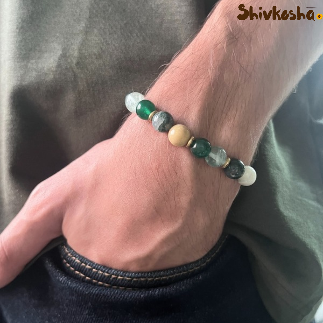 Virgo Zodiac Gemstone Bracelet