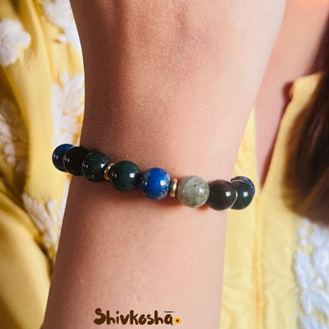 Libra Zodiac Gemstone Bracelet