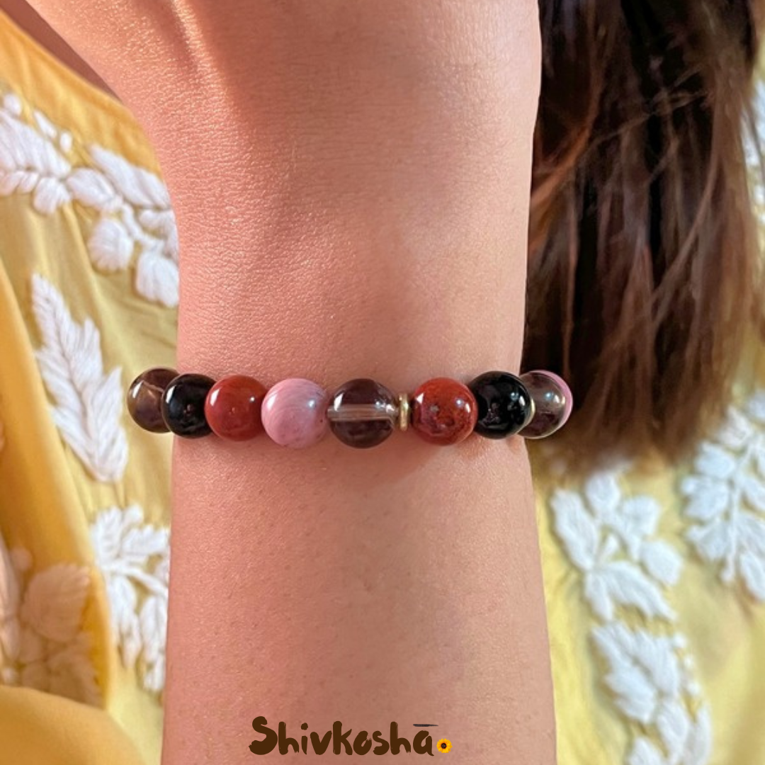 Scorpio Zodiac Gemstone Bracelet
