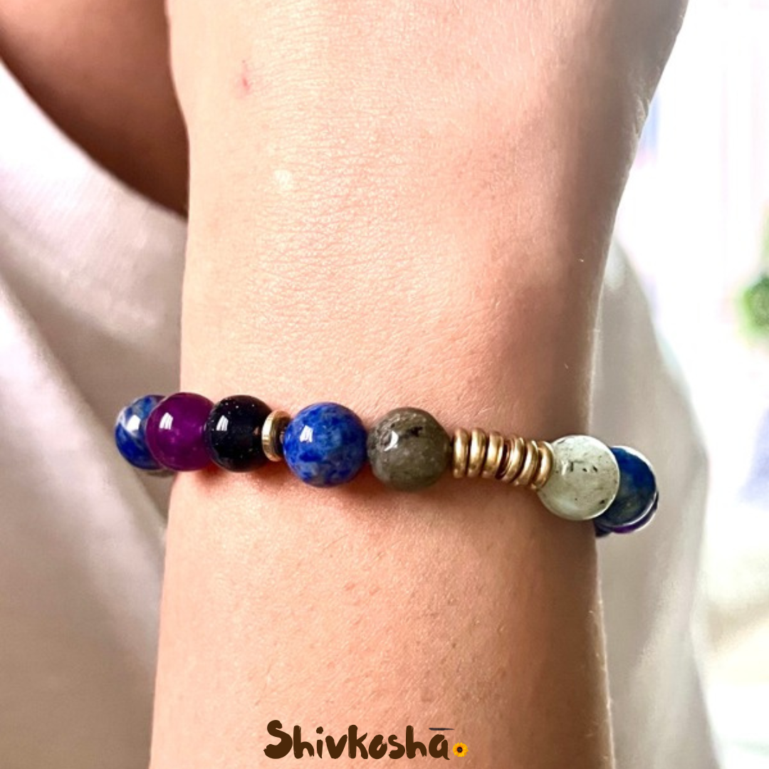 Sagittarius Zodiac Gemstone Bracelet