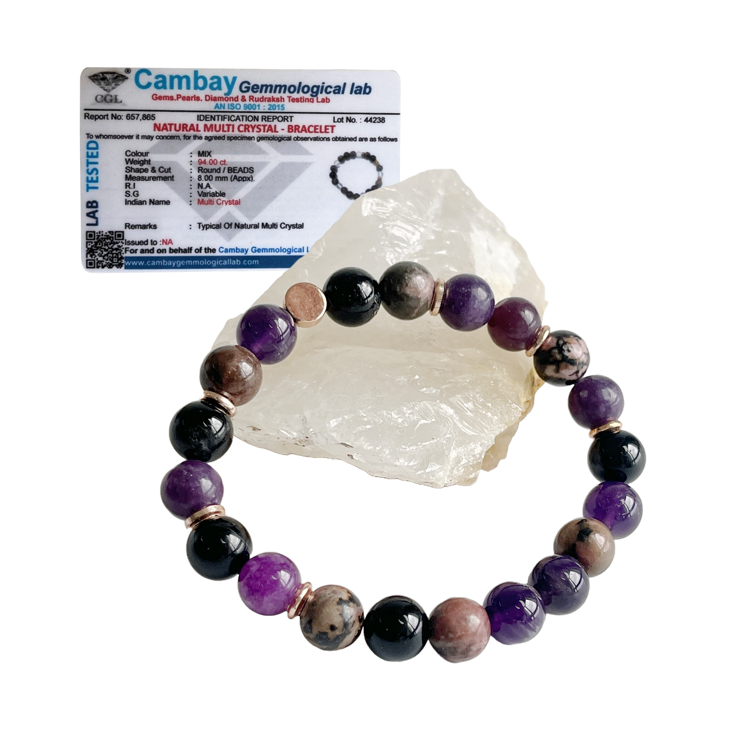 Anxiety Relief Gemstone Bracelet