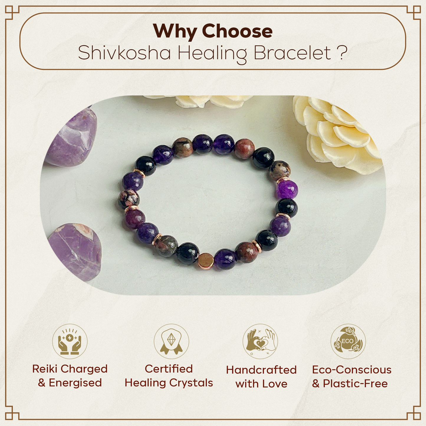 Anxiety Relief Gemstone Bracelet
