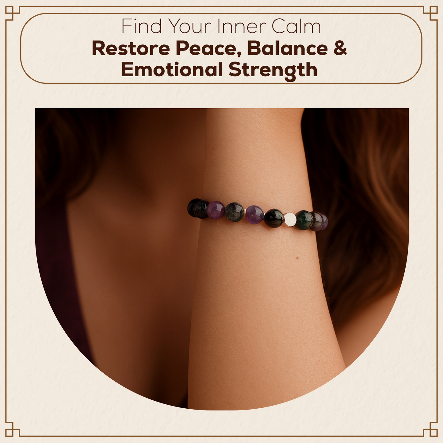 Anxiety Relief Gemstone Bracelet