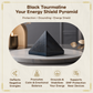 Natural Black Tourmaline Pyramid for EMF Protection, Energy Healing & Negative Energy.