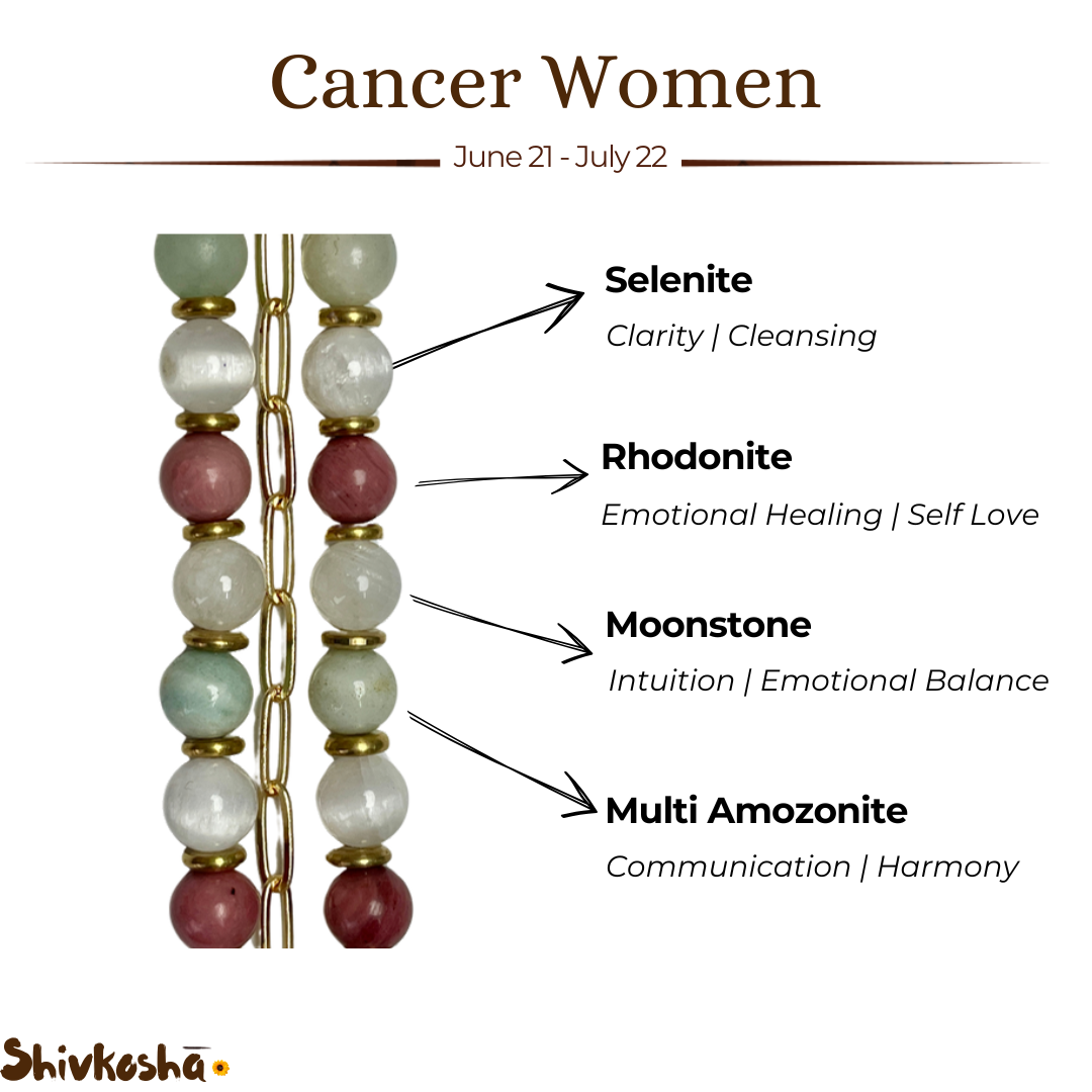 Cancer Women's Designer Bracelet