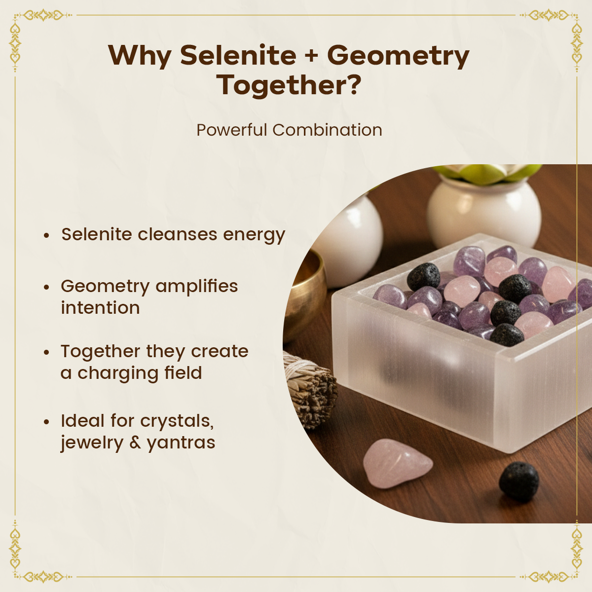 Selenite Charging Plates – Cleanse, Recharge, and Amplify Your Crystal Energy