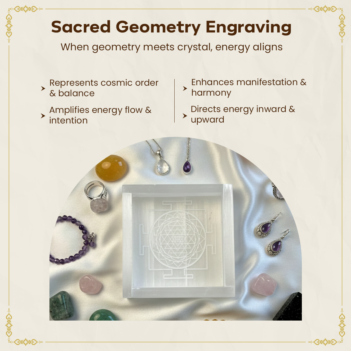 Selenite Charging Plates – Cleanse, Recharge, and Amplify Your Crystal Energy