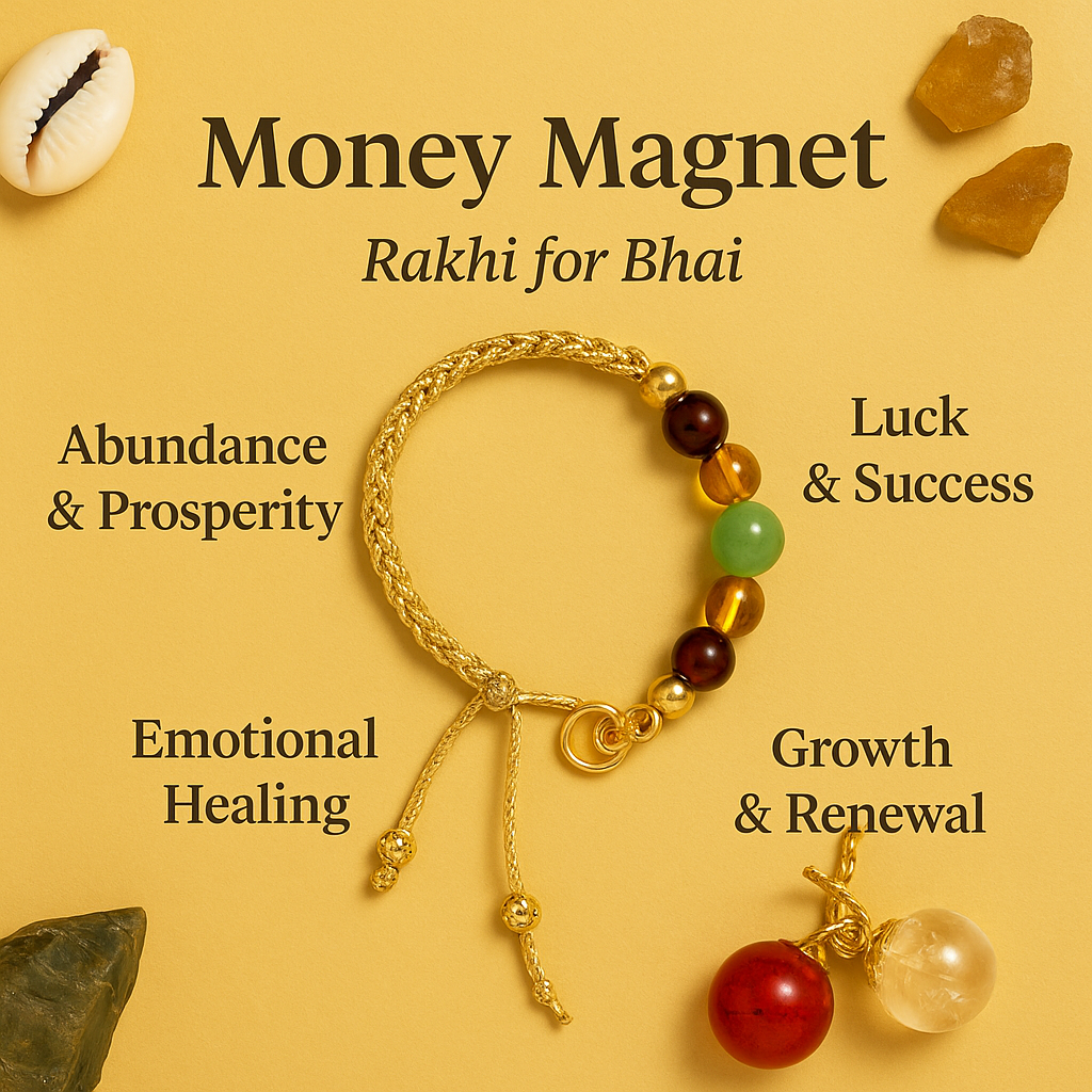 Money Magnet Bracelet Rakhi for Abundance & Prosperity