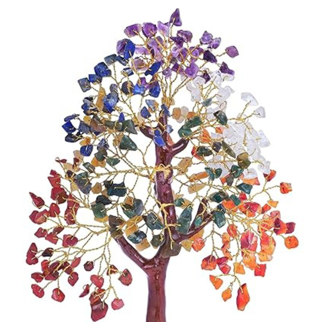 Seven Chakra Crystal Tree For Balance, Healing & Positivity