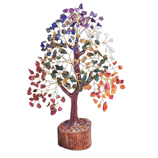 Seven Chakra Crystal Tree For Balance, Healing & Positivity