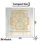 Selenite Crystal Mahalakshmi Yantra For The Ultimate Symbol of Wealth, Prosperity & Success