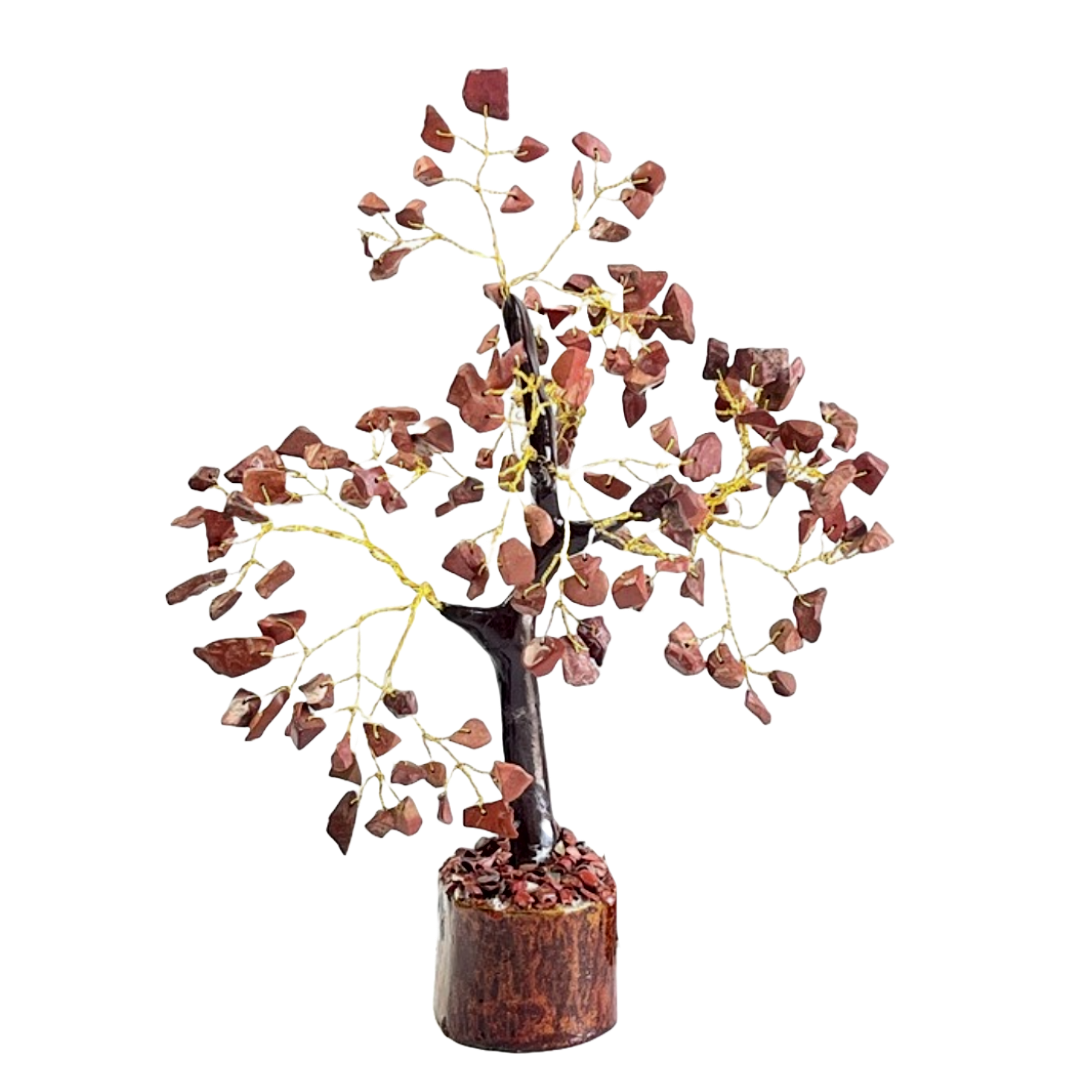 Red Jasper Crystal Tree For Strength, Stability & Positive Energy
