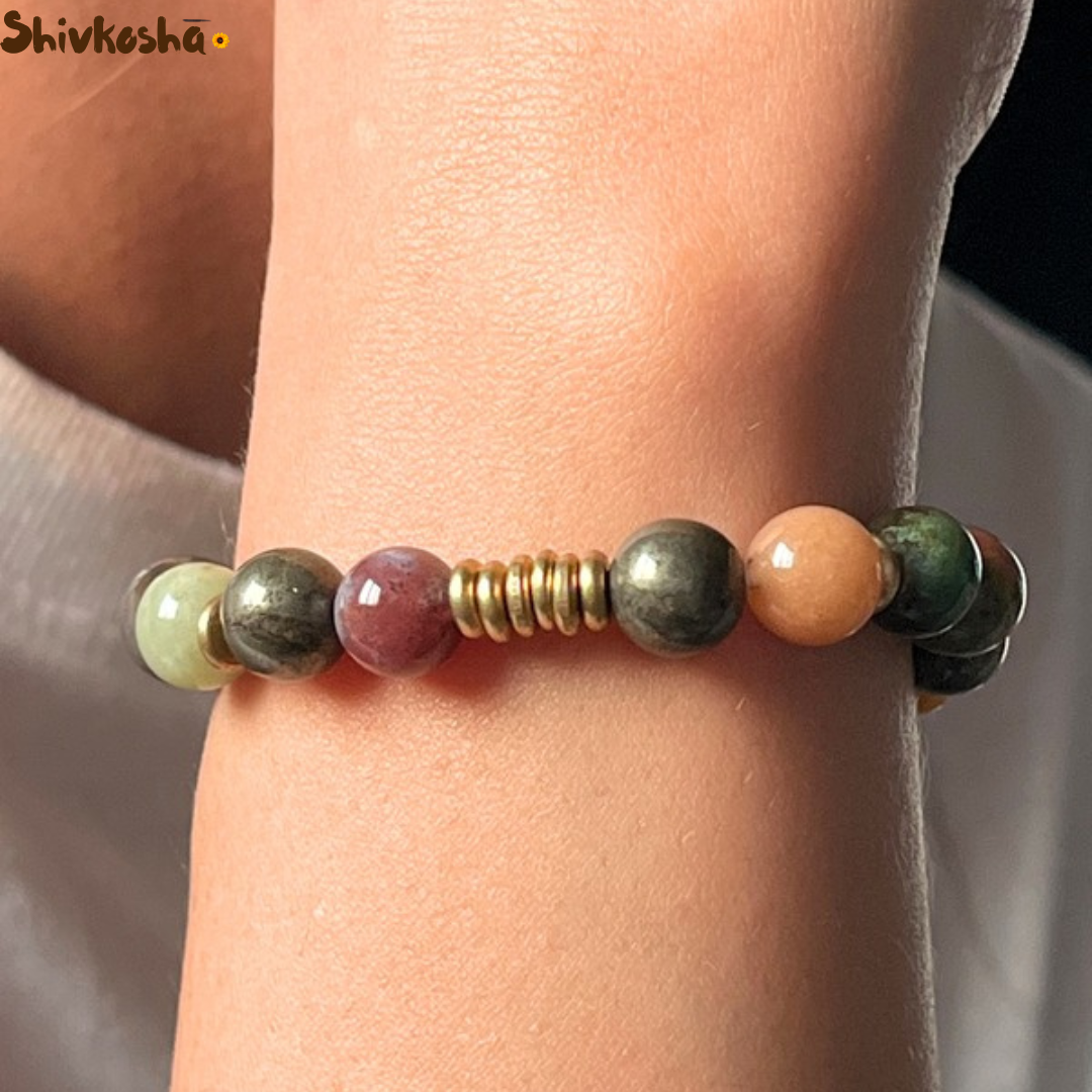 Gemini Zodiac Gemstone Bracelet