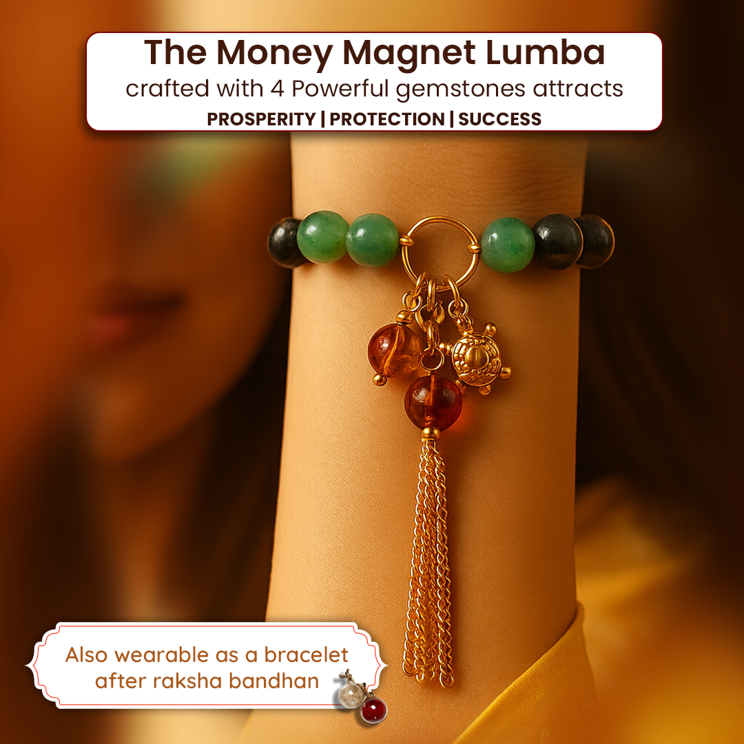 Designer Money Magnet Bracelet Lumba for Abundance & Prosperity