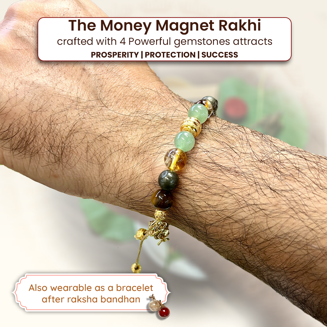 Money Magnet Bracelet Rakhi for Abundance & Prosperity