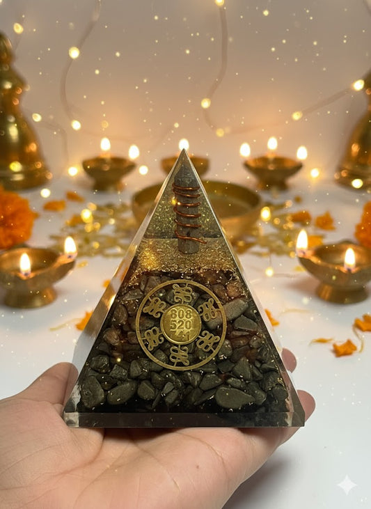Pyrite Orgonite Pyramid