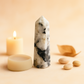 Natural Rainbow Moonstone Tower – Stone of New Beginnings, Intuition & Inner Peace