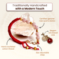 Rose Quartz Bracelet Rakhi for Love & Harmony
