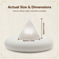 Natural Selenite Crystal Pyramid for Positive Energy, Vastu, Reiki and Chakra Healing