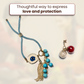 Designer Turquoise Evil Eye Lumba for Protection & Healing