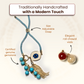 Designer Turquoise Evil Eye Lumba for Protection & Healing