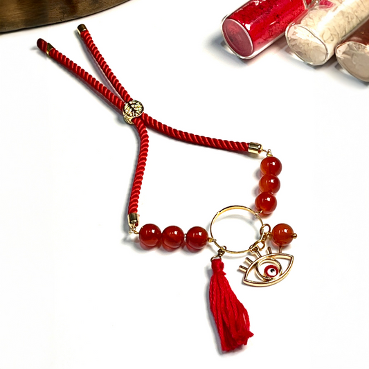 Lumba Orange Carnelian Designer Bracelet Symbol of Courage & Creativity