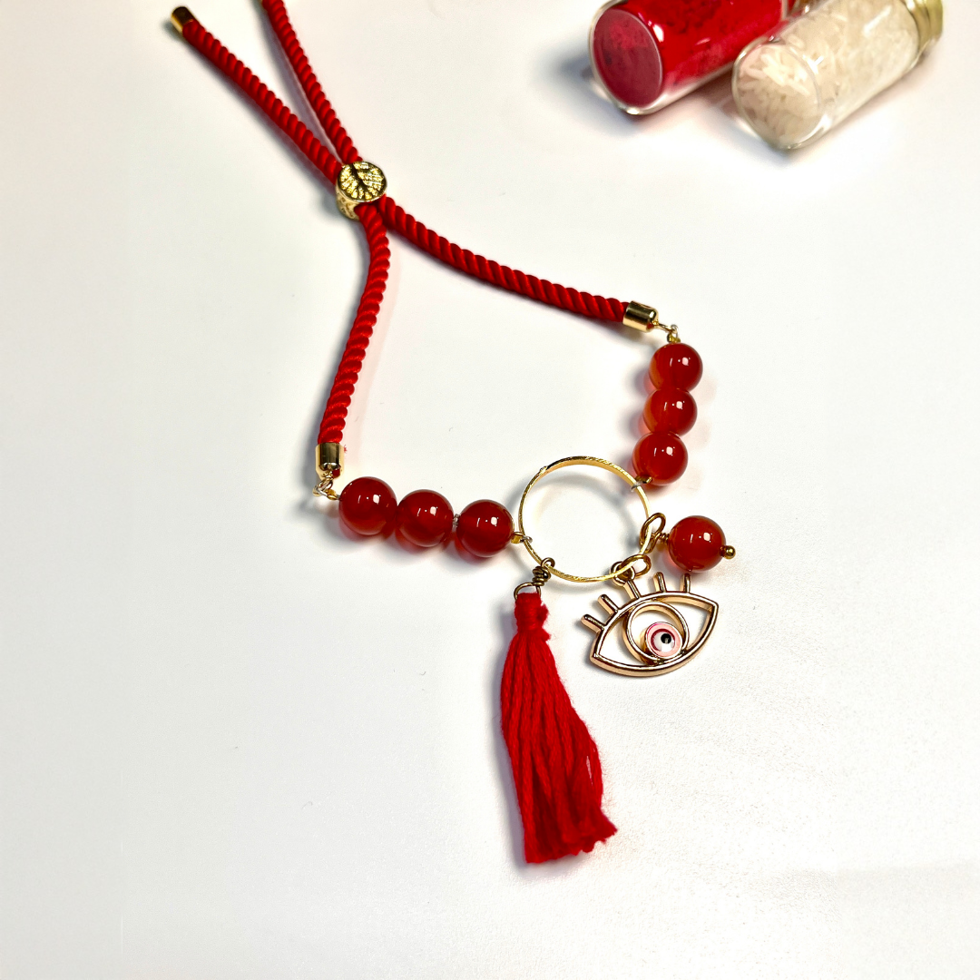 Lumba Orange Carnelian Designer Bracelet Symbol of Courage & Creativity