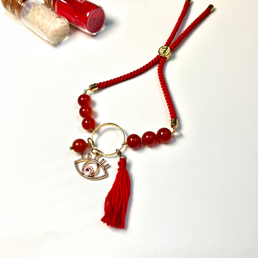 Lumba Orange Carnelian Designer Bracelet Symbol of Courage & Creativity