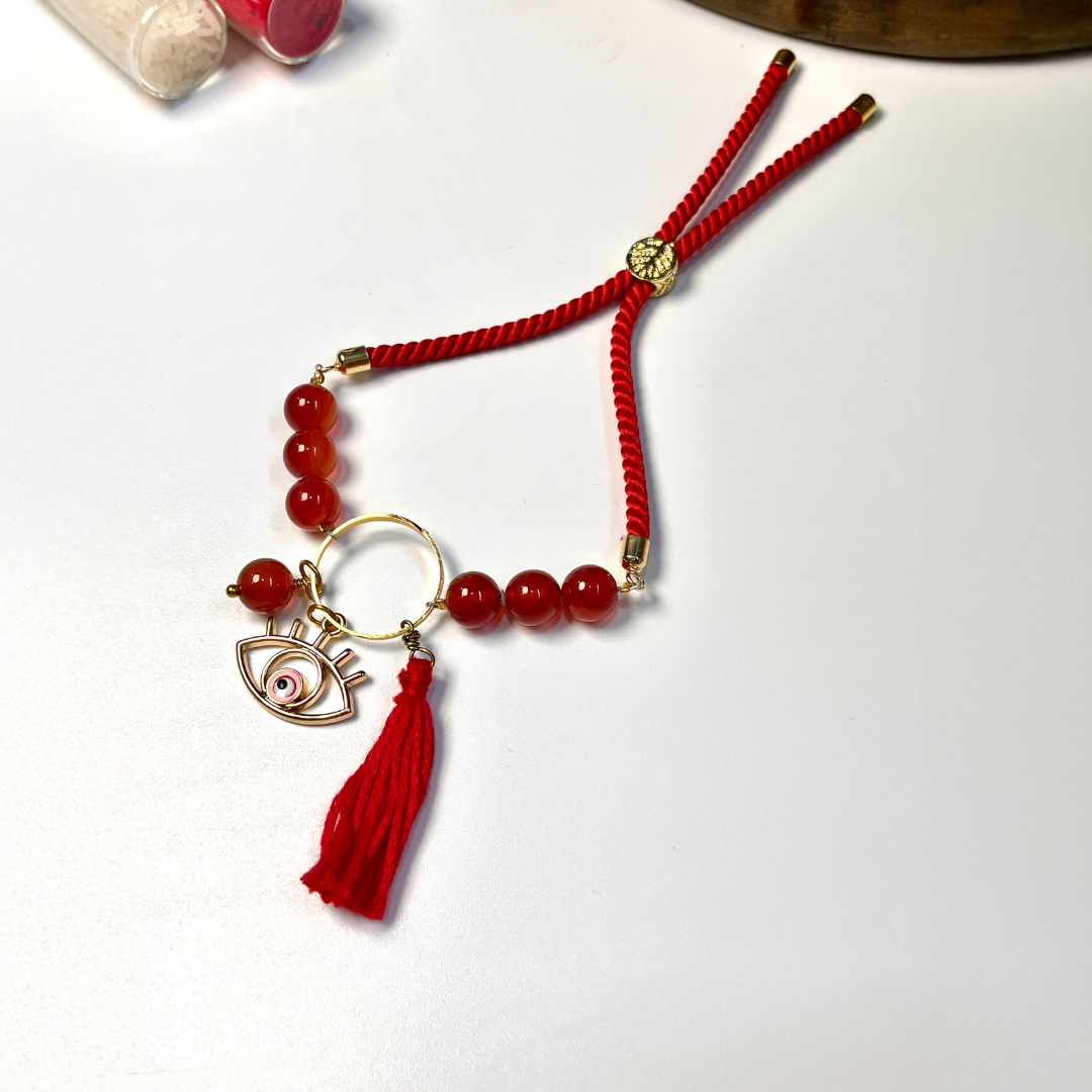 Lumba Orange Carnelian Designer Bracelet Symbol of Courage & Creativity