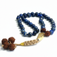 Lapis Lazuli (54+1) Guru bead Japa Mala For Wisdom, Clarity & Insight