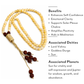 Yellow Calcite (108+1) Guru Beads Japa Mala For Positivity,Confidence & Clarity