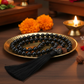 Black Tourmaline (54+1) Guru Bead Japa Mala For Protection, Grounding, Resilience