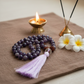 Amethyst (54+1) Guru bead Japa Mala For Calmness, Clarity & Intuition