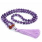 Amethyst (54+1) Guru bead Japa Mala For Calmness, Clarity & Intuition