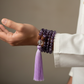 Amethyst (54+1) Guru bead Japa Mala For Calmness, Clarity & Intuition